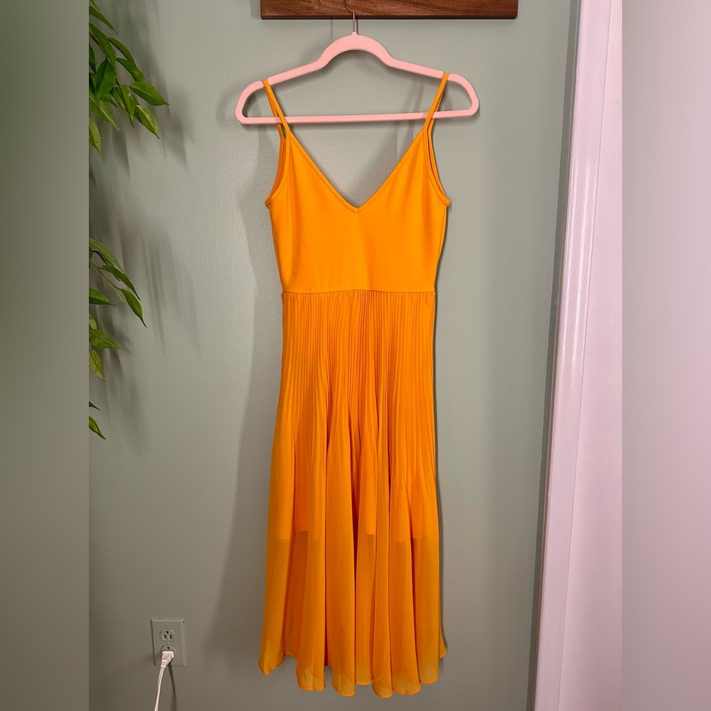 Wilfred dress. Golden yellow. Size S.